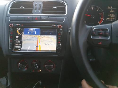 VW Polo 6 (2010 - 2014) Navigation unit, 8 inch GPS DVD, FREE Maps & Reverse Camera